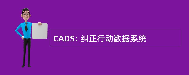 CADS: 纠正行动数据系统