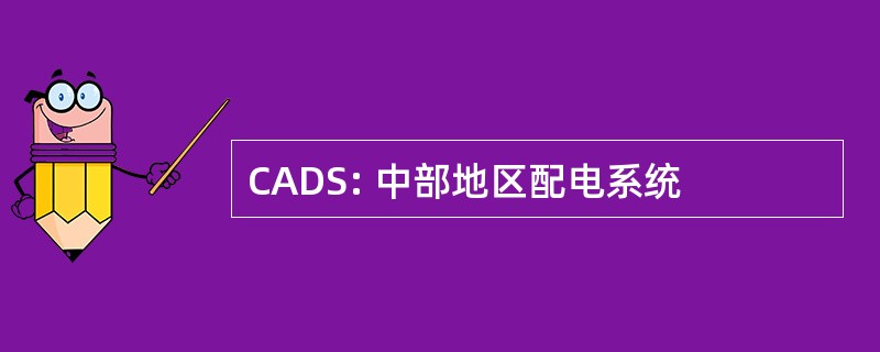 CADS: 中部地区配电系统