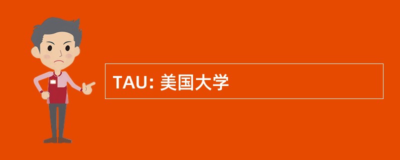 TAU: 美国大学