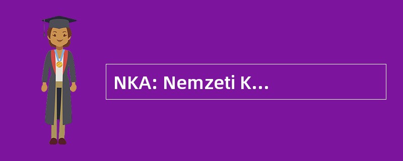 NKA: Nemzeti Kulturalis Alapprogram