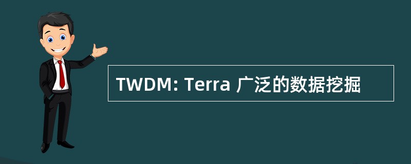 TWDM: Terra 广泛的数据挖掘