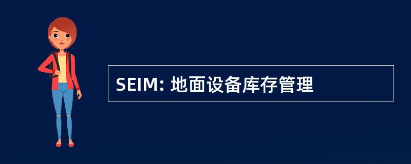 SEIM: 地面设备库存管理