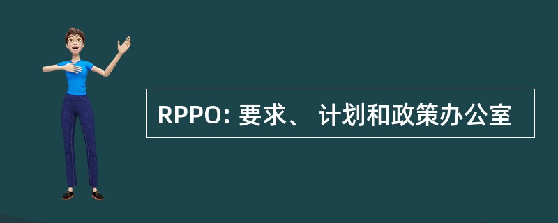 RPPO: 要求、 计划和政策办公室