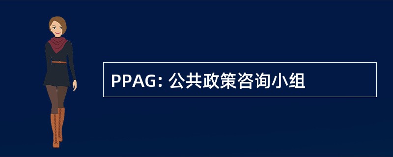 PPAG: 公共政策咨询小组