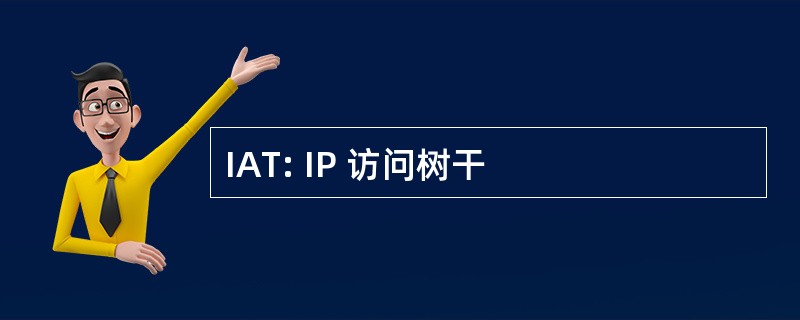 IAT: IP 访问树干