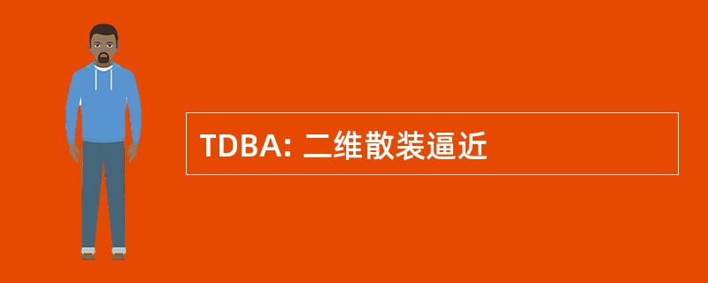 TDBA: 二维散装逼近