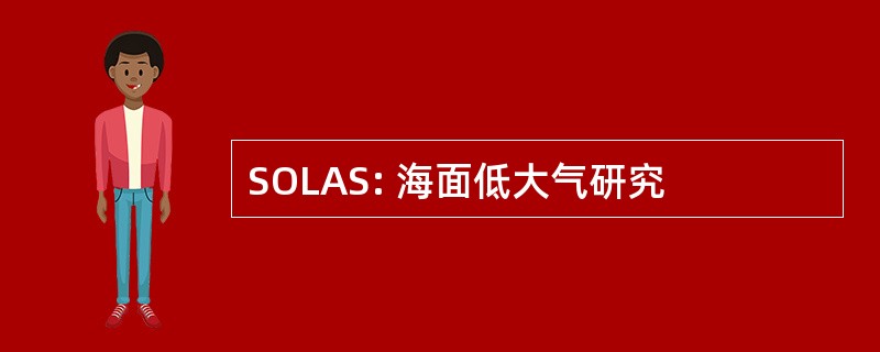 SOLAS: 海面低大气研究