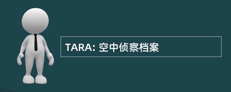 TARA: 空中侦察档案