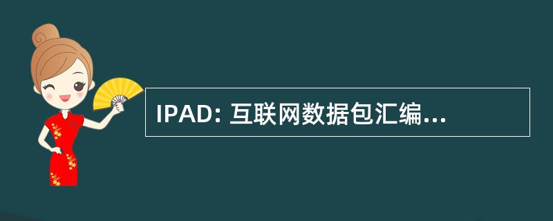 IPAD: 互联网数据包汇编程序拆装器