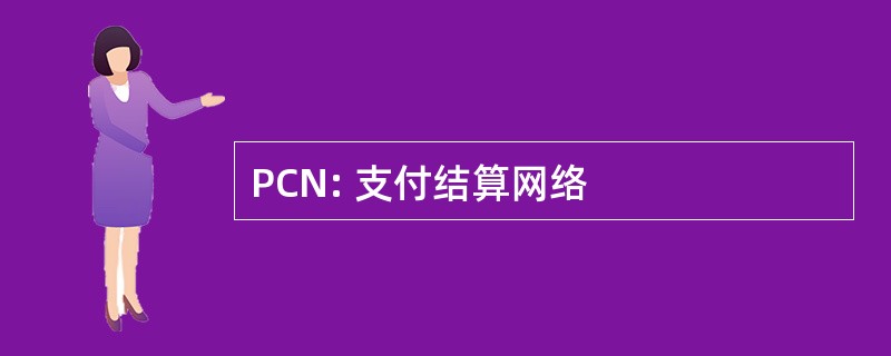 PCN: 支付结算网络