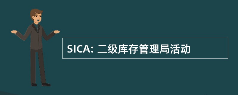 SICA: 二级库存管理局活动