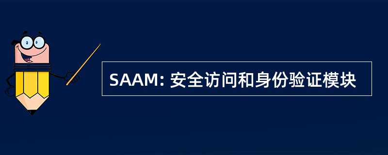 SAAM: 安全访问和身份验证模块