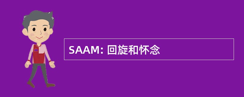 SAAM: 回旋和怀念