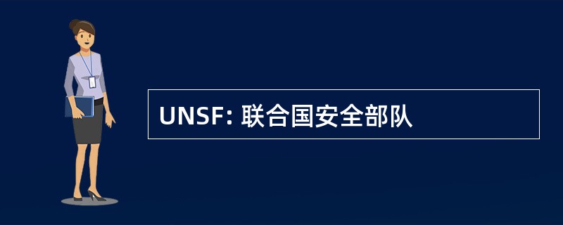 UNSF: 联合国安全部队