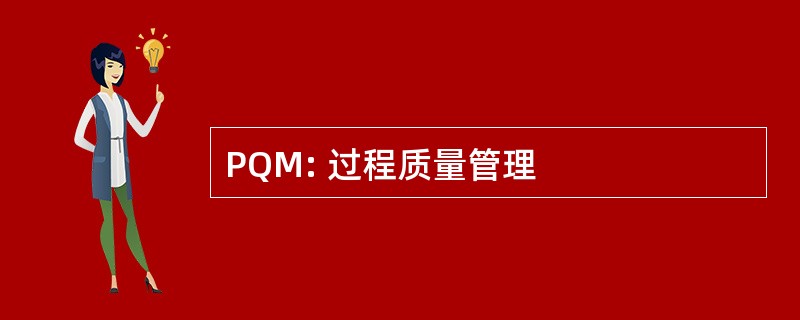 PQM: 过程质量管理