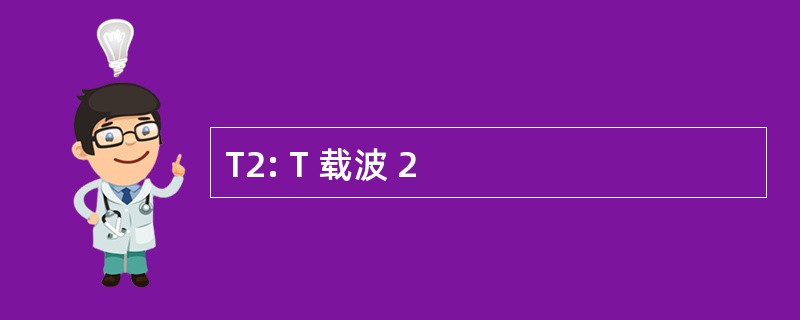 T2: T 载波 2