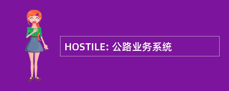 HOSTILE: 公路业务系统