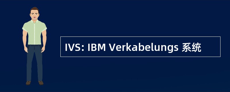 IVS: IBM Verkabelungs 系统