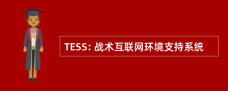 TESS: 战术互联网环境支持系统