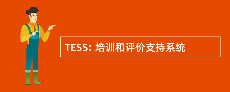 TESS: 培训和评价支持系统