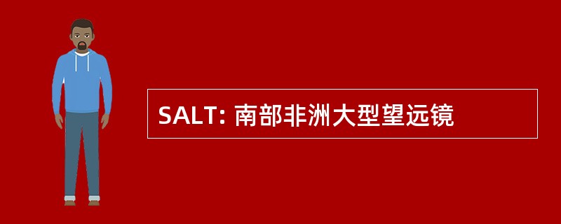 SALT: 南部非洲大型望远镜