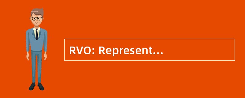 RVO: Representatieve Vakorganisaties