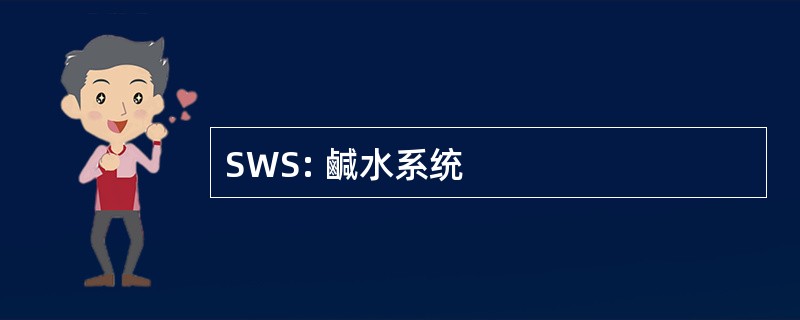 SWS: 鹹水系统