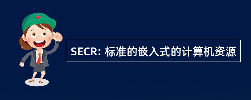 SECR: 标准的嵌入式的计算机资源