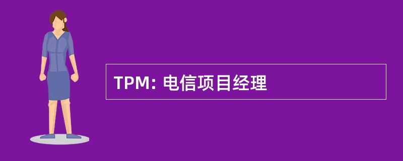 TPM: 电信项目经理