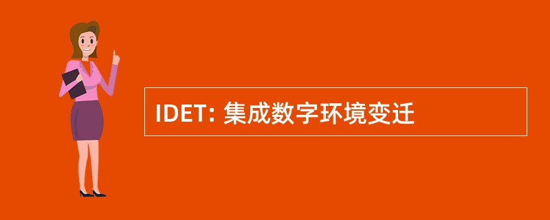 IDET: 集成数字环境变迁