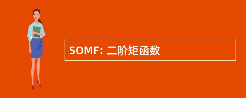 SOMF: 二阶矩函数