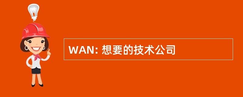 WAN: 想要的技术公司