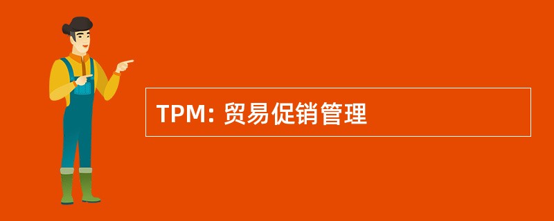 TPM: 贸易促销管理