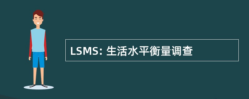 LSMS: 生活水平衡量调查