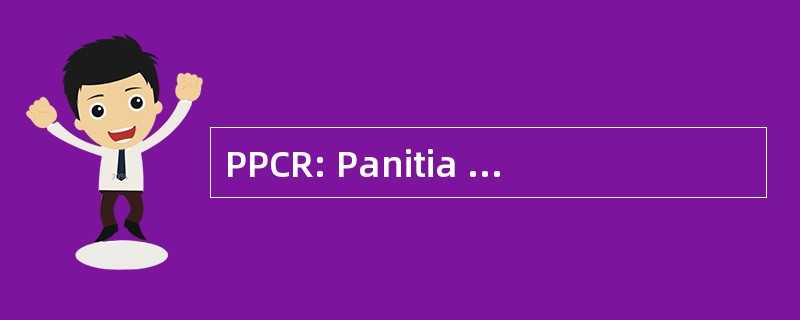 PPCR: Panitia Pemilihan Calon Rektor