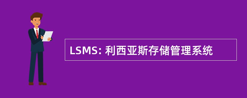 LSMS: 利西亚斯存储管理系统