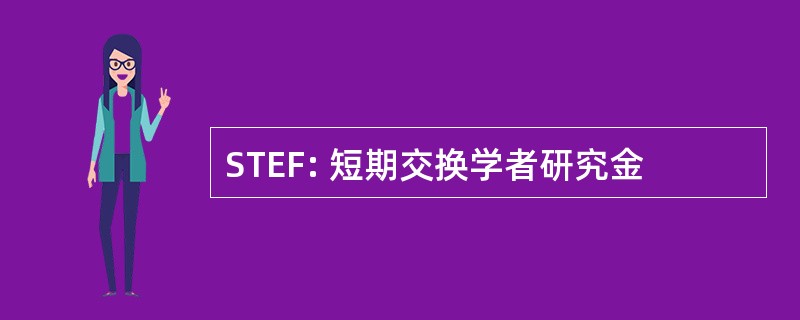 STEF: 短期交换学者研究金