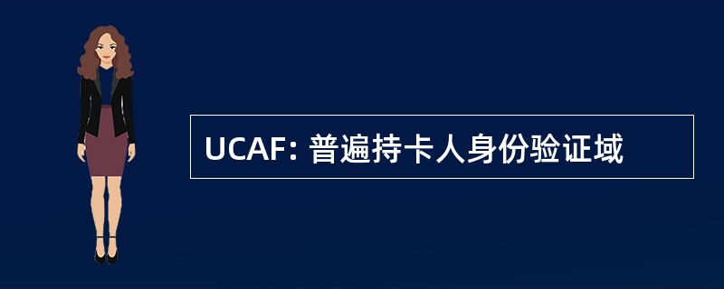 UCAF: 普遍持卡人身份验证域