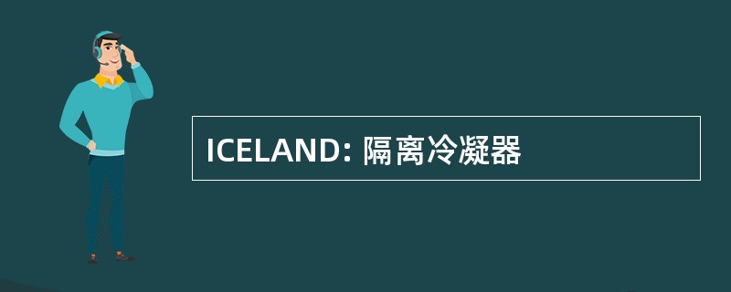 ICELAND: 隔离冷凝器