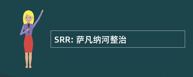 SRR: 萨凡纳河整治