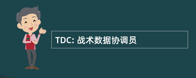 TDC: 战术数据协调员