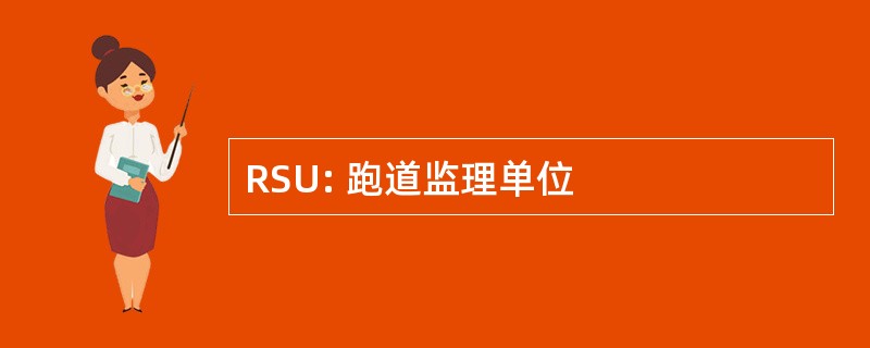 RSU: 跑道监理单位