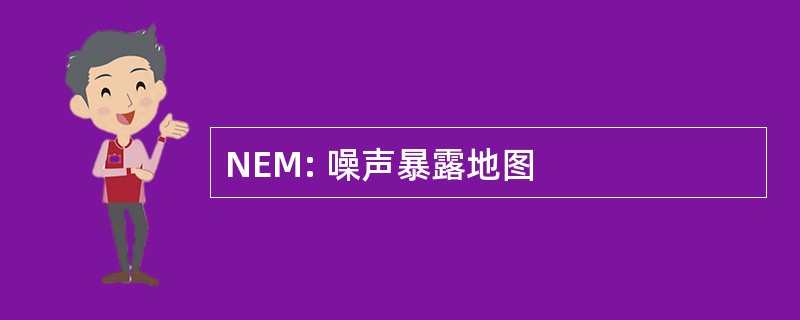 NEM: 噪声暴露地图