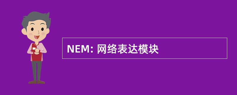 NEM: 网络表达模块