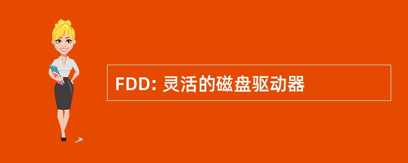 FDD: 灵活的磁盘驱动器