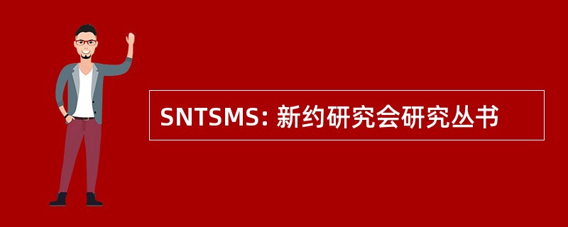 SNTSMS: 新约研究会研究丛书