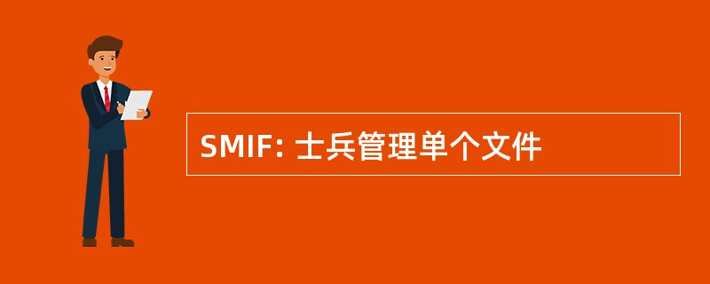 SMIF: 士兵管理单个文件