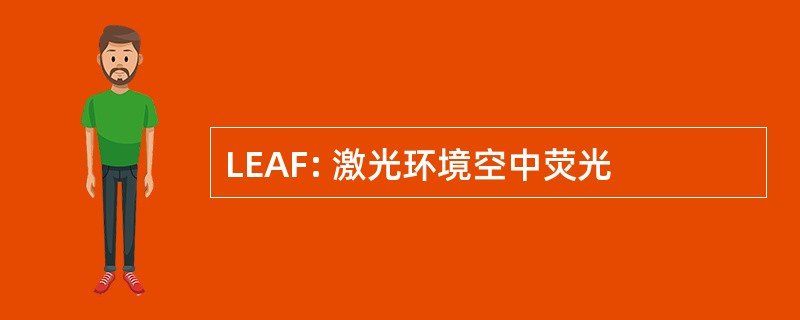 LEAF: 激光环境空中荧光