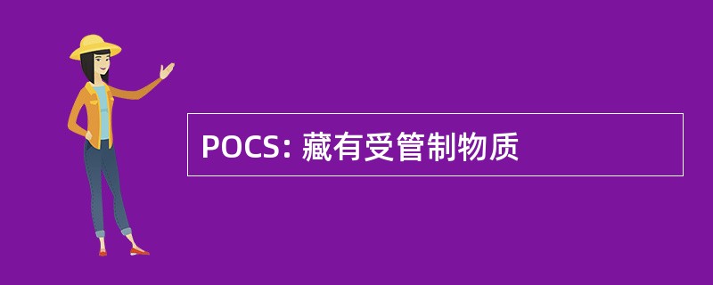 POCS: 藏有受管制物质