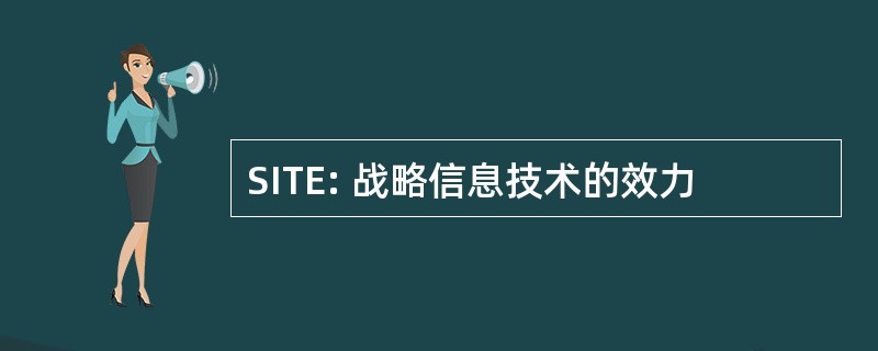 SITE: 战略信息技术的效力